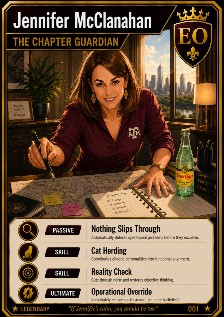 Jennifer McClanahan, Chapter Staff