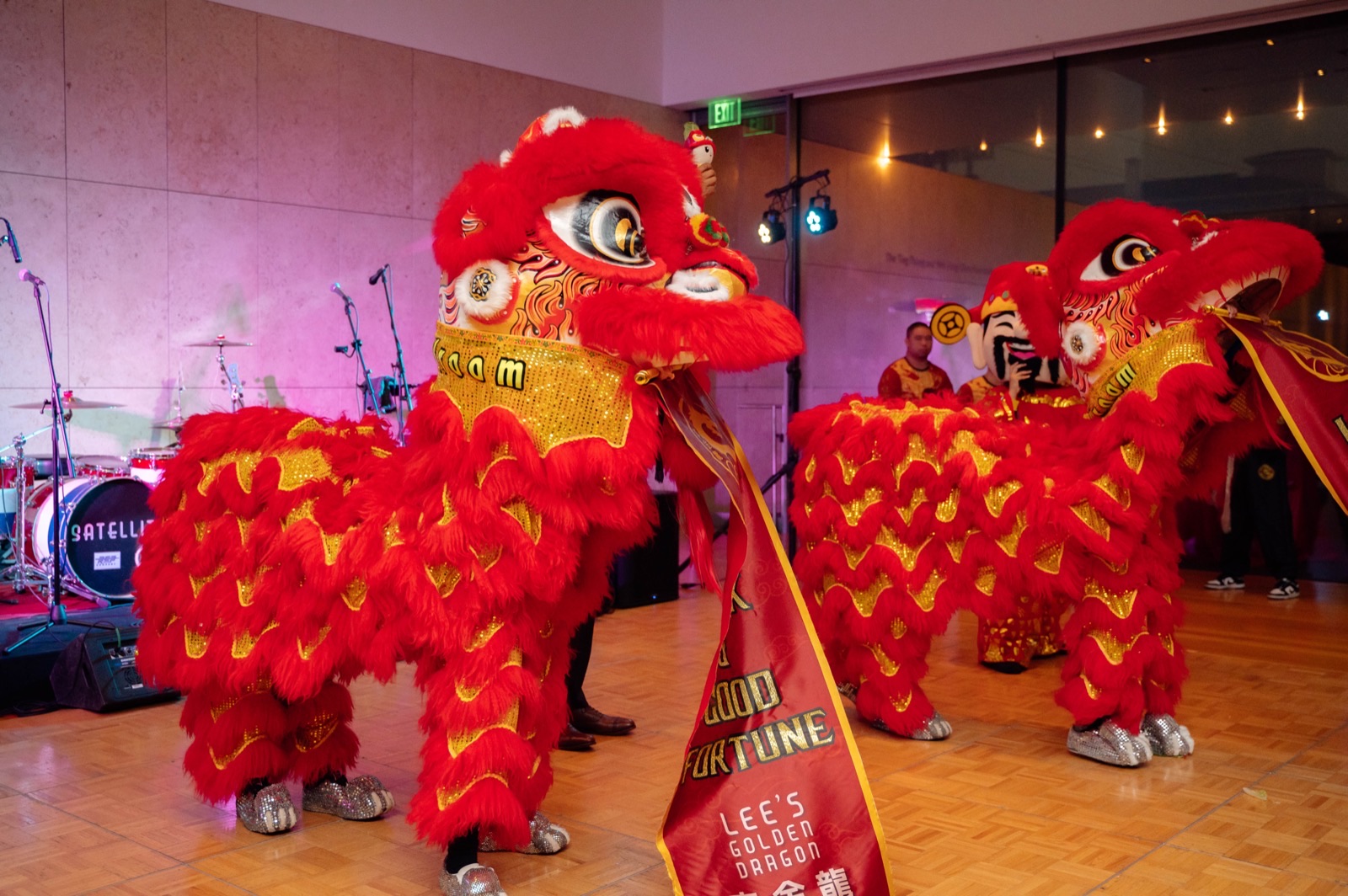 Lunar New Year lion dance at EO Houston